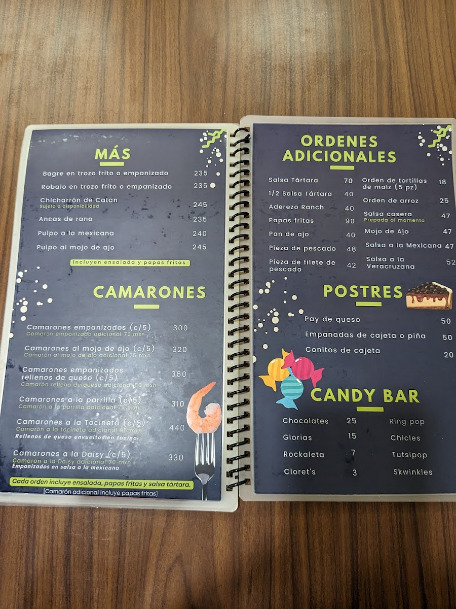 Pescados y Mariscos El Marlin Menu - Image 2